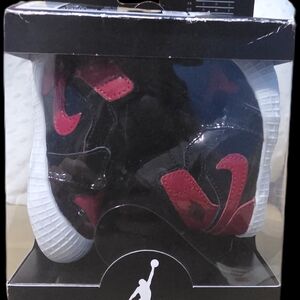 ​Jordan 1 Crib Bootie Black/Varsity Red-White - Size 3c